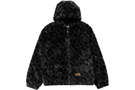 bape winter jacket replica|bape monogram fur jacket.